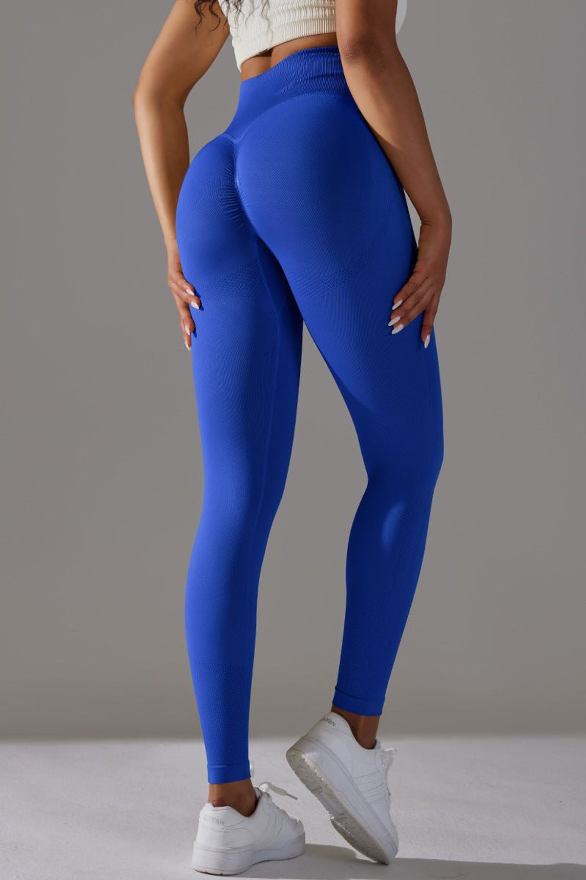 PERFORMANCEPRO scrunch leggings KleinBlue - Medium / KleinBlue