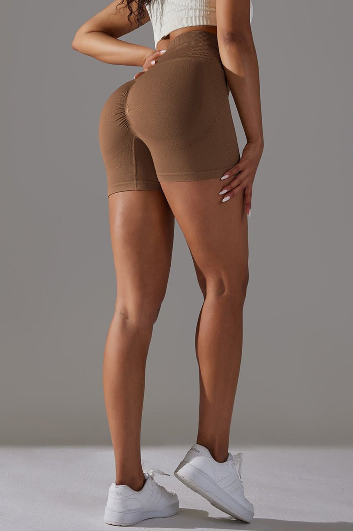 PerformancePro scrunch shorts Brown - Large / Brown