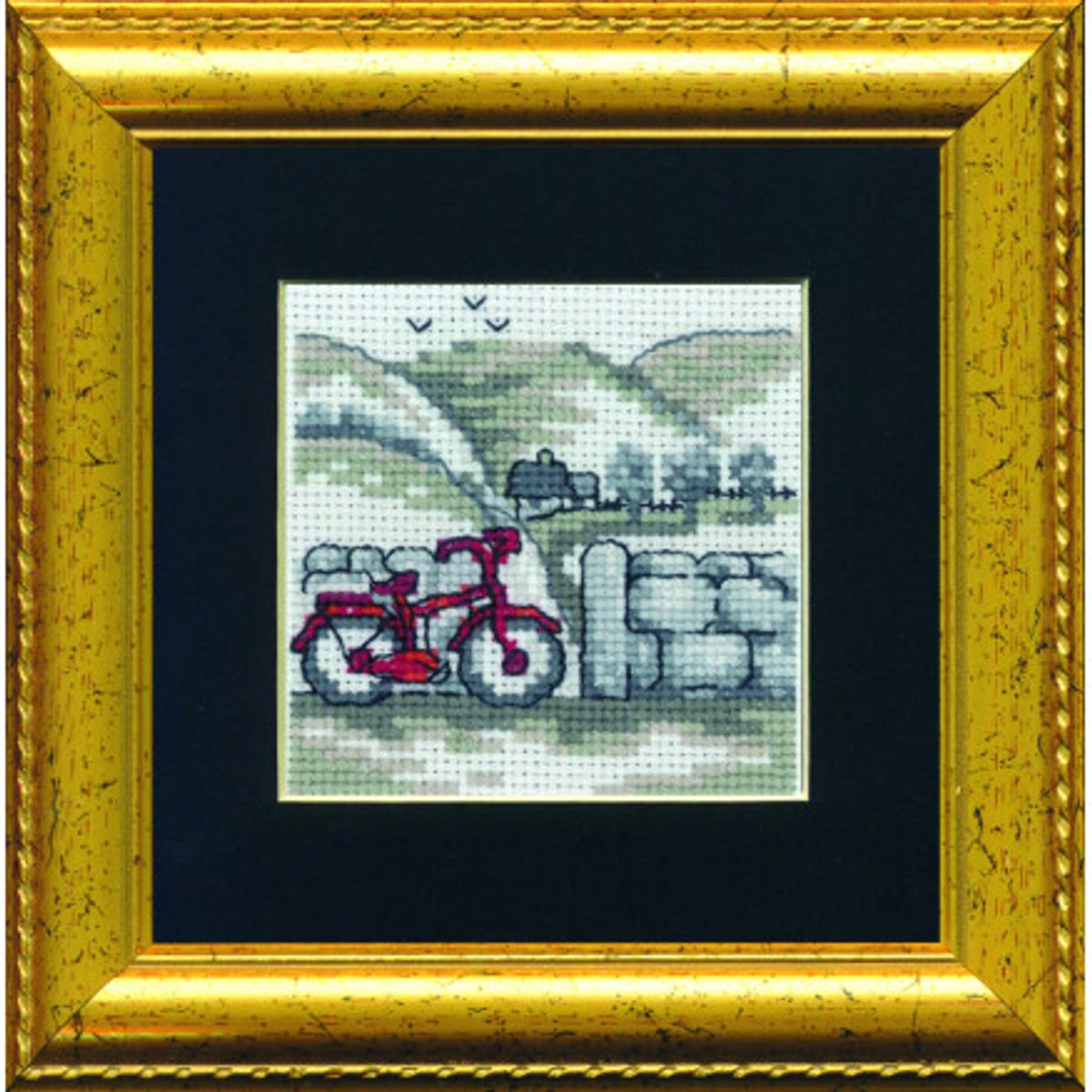 Permin Broderikit Cykel 11x11cm