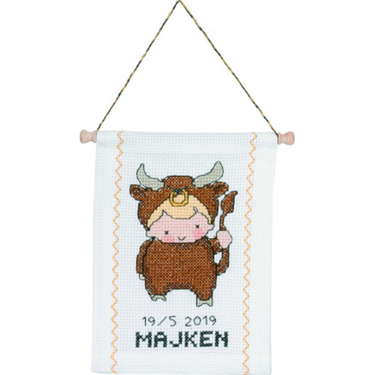 Permin Broderikit Stjernetegn Tyr 18x25cm