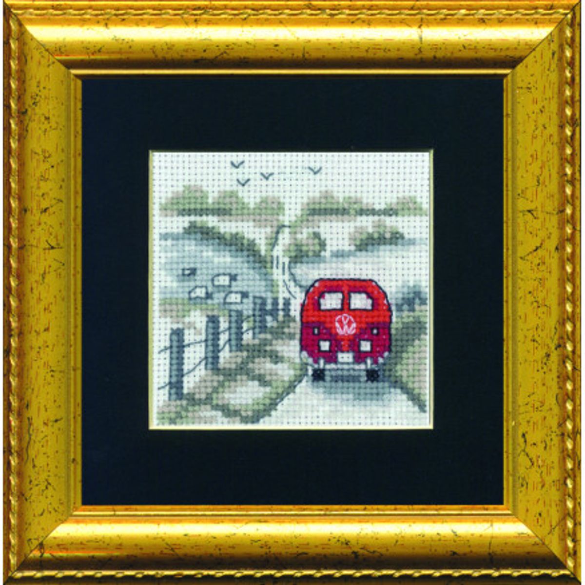 Permin Broderikit VW 11x11cm