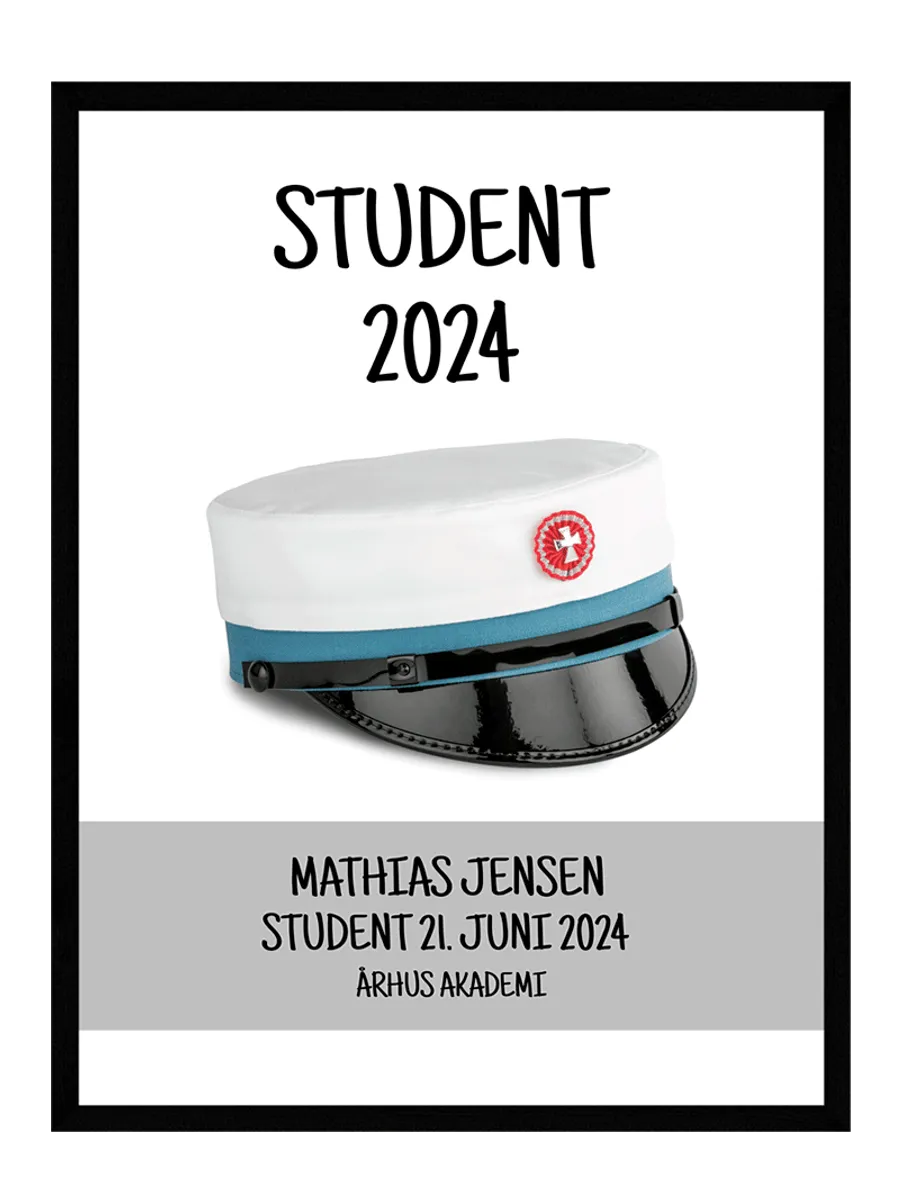 Personlig student plakat