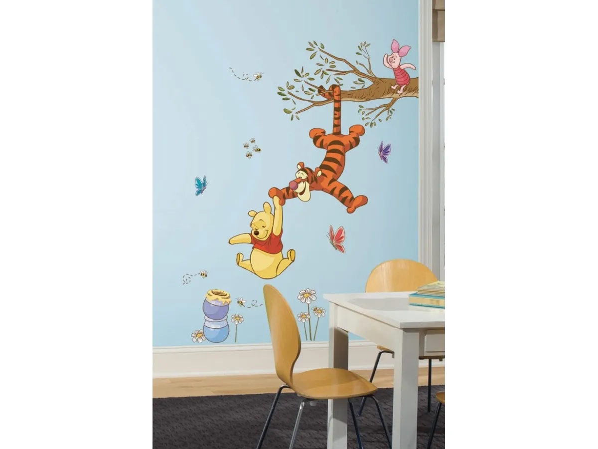 Peter Plys Svinger For At Få Honning Gigant Wallsticker