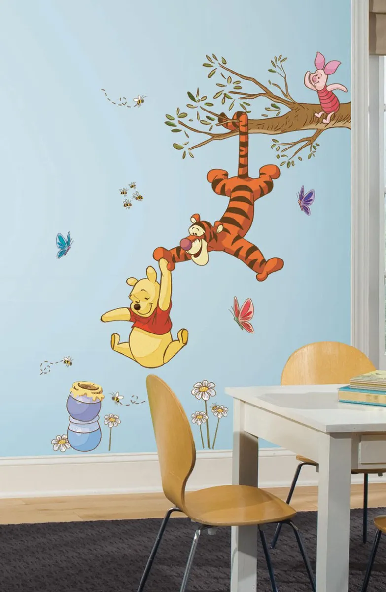 Peter Plys Svinger for at få honning Gigant Wallsticker