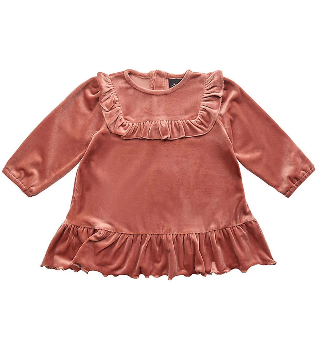 Petit by Sofie Schnoor Kjole - Velour - Dee - Rust Red