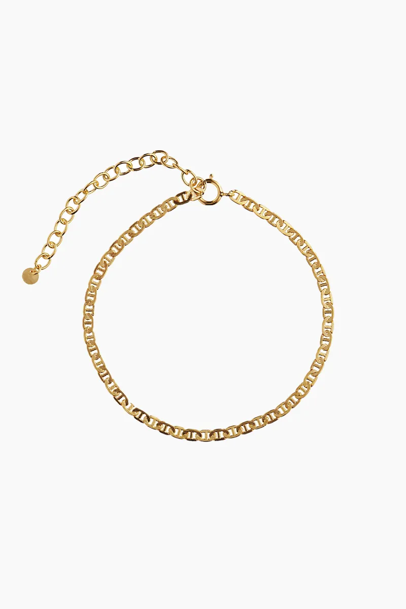 Petit Link Bracelet - Gold - Stine A - Guld One Size