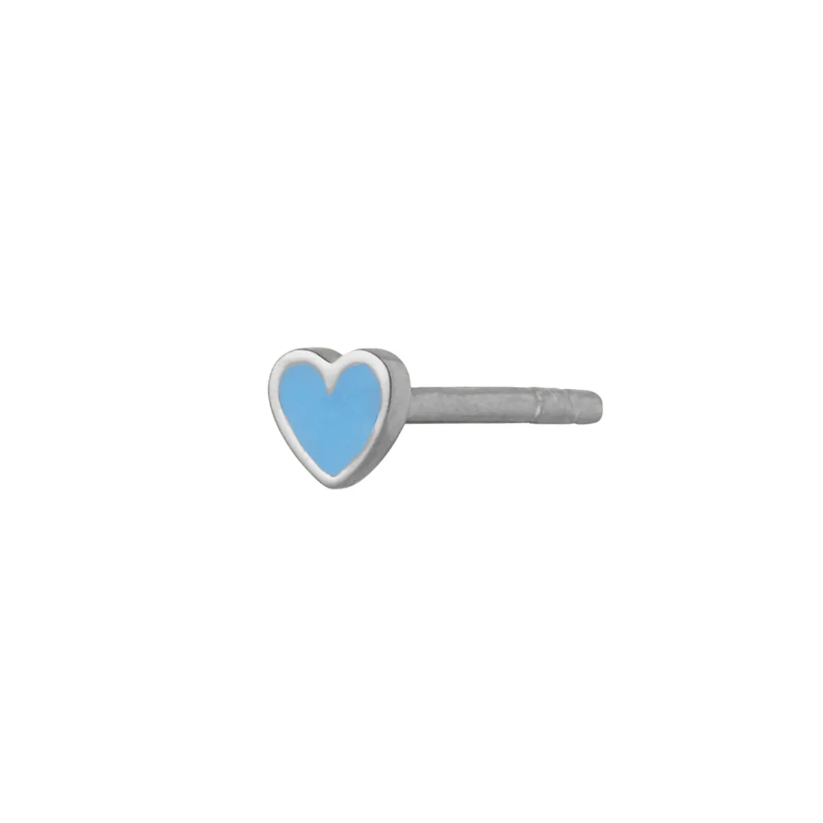 Petit Love Heart Light Blue Enamel