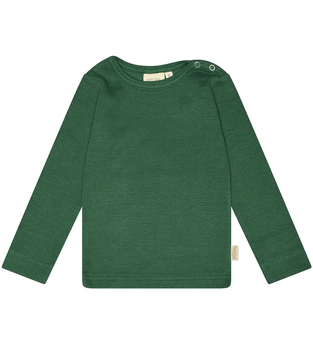 Petit Piao Bluse - Rib - Modal - Emerald Green