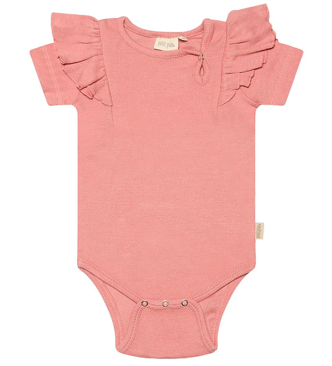 Petit Piao Body k/æ - Rib - Modal - Sea Shell Pink