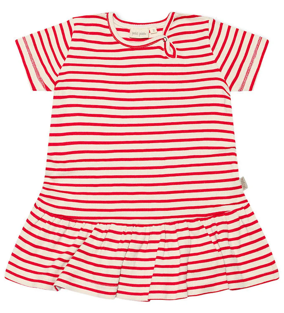 Petit Piao Kjole - Rib - Modal - Bright Red