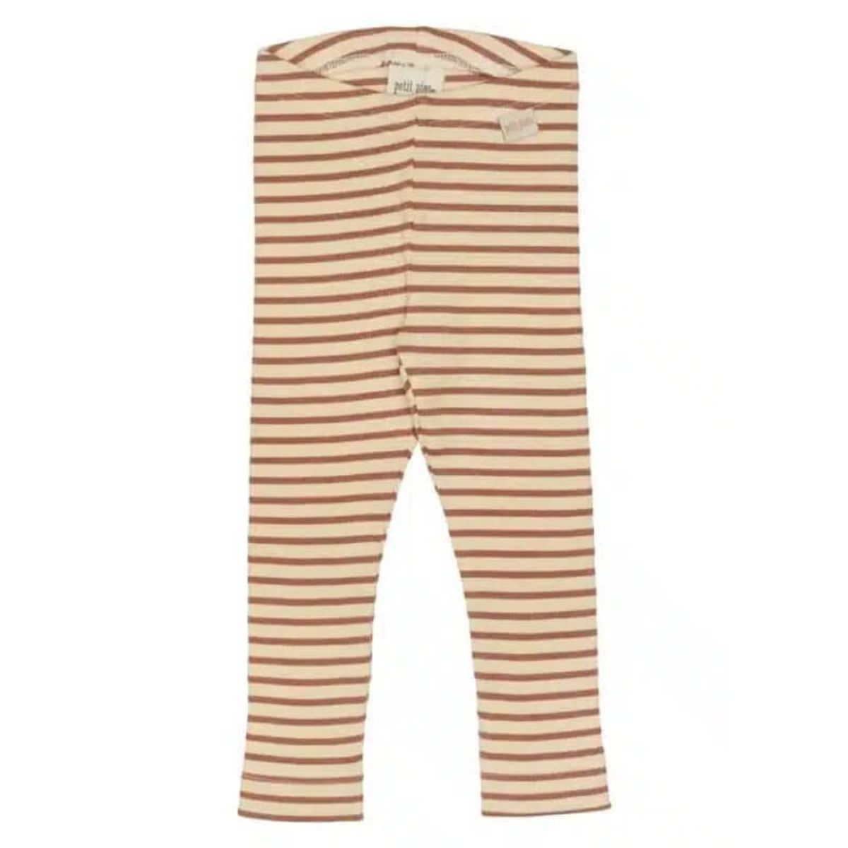 Petit Piao - Leggings Modal Striped - Latte/Cream - 104