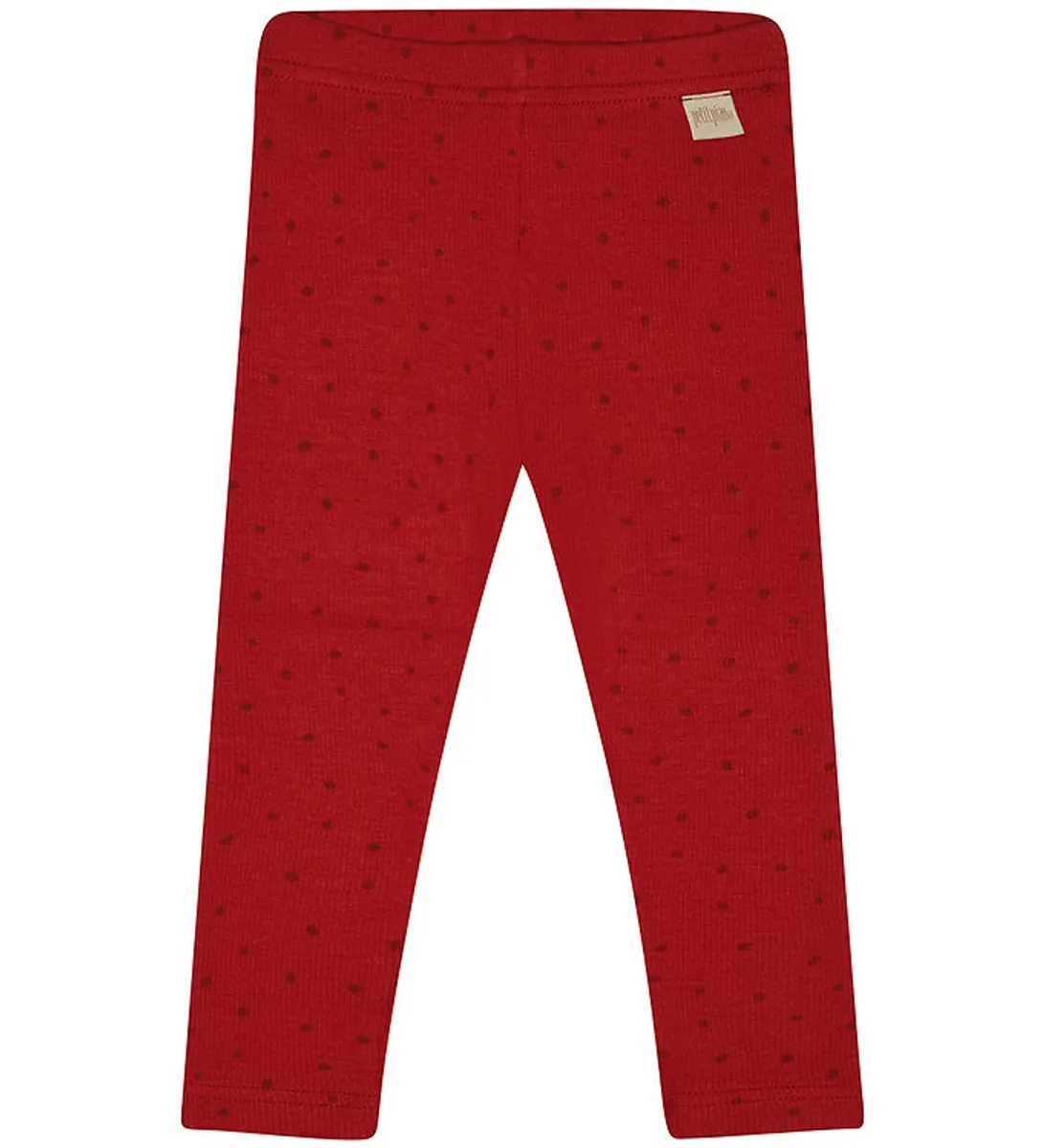 Petit Piao Leggings - Rib - Modal - Chili Pepper Dot