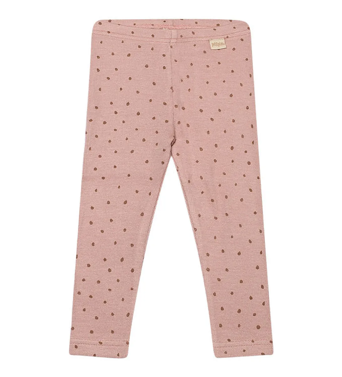 Petit Piao Leggings - Rib - Modal - Rose Fawn