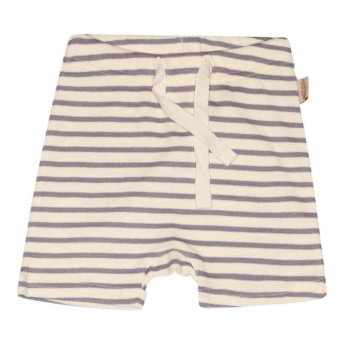 Petit Piao Shorts - Modal - Rib - Dusty Lavender/Off White