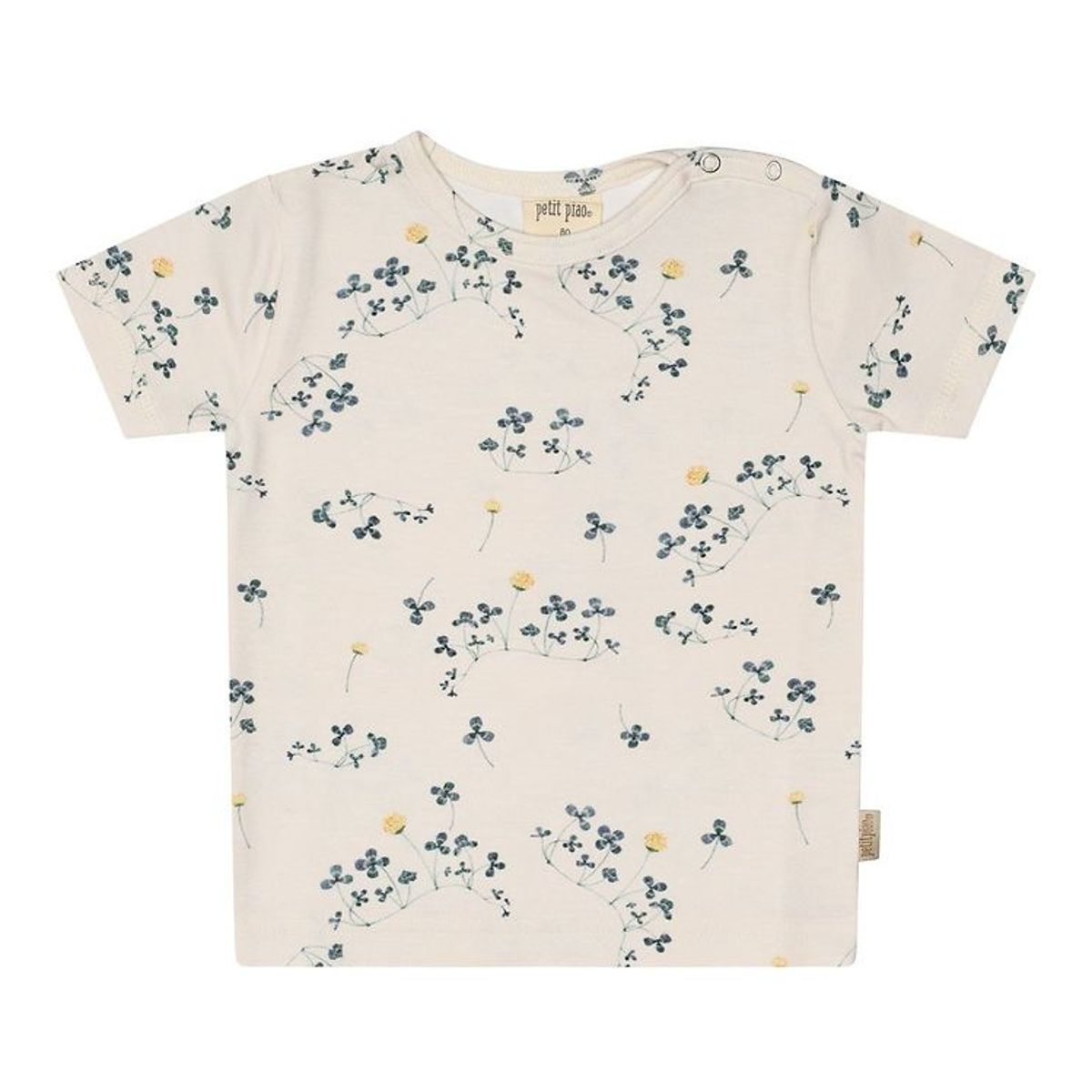 Petit Piao T-shirt - Blomster Print - Clover