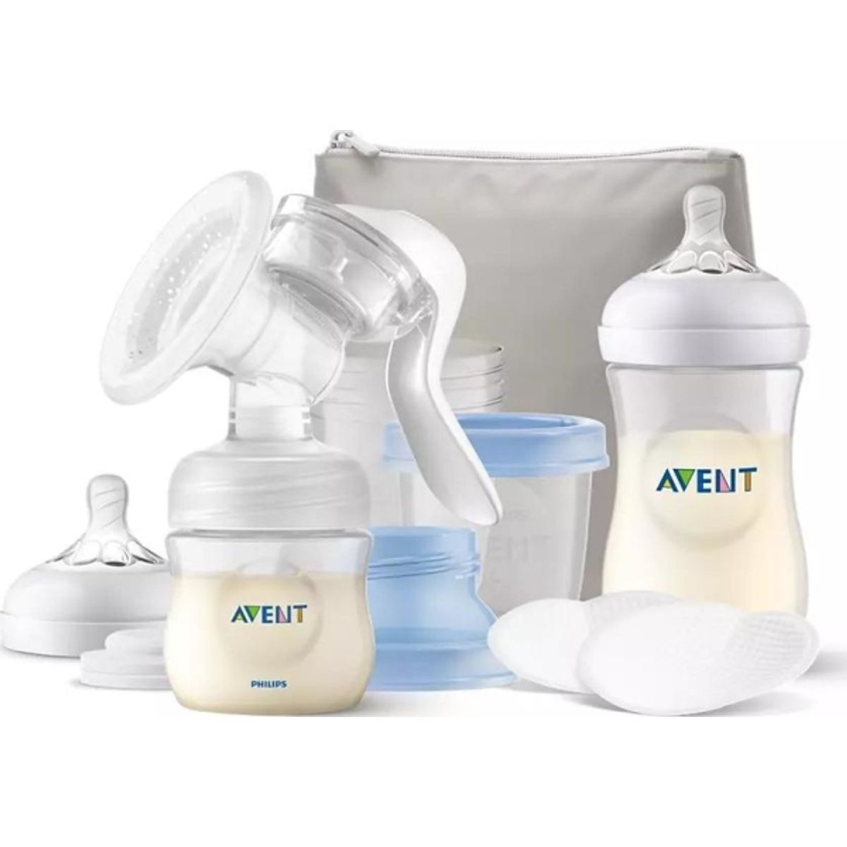 Philips Avent Scf430/16 Manuel Brystpumpe, Vejledning, Hvid