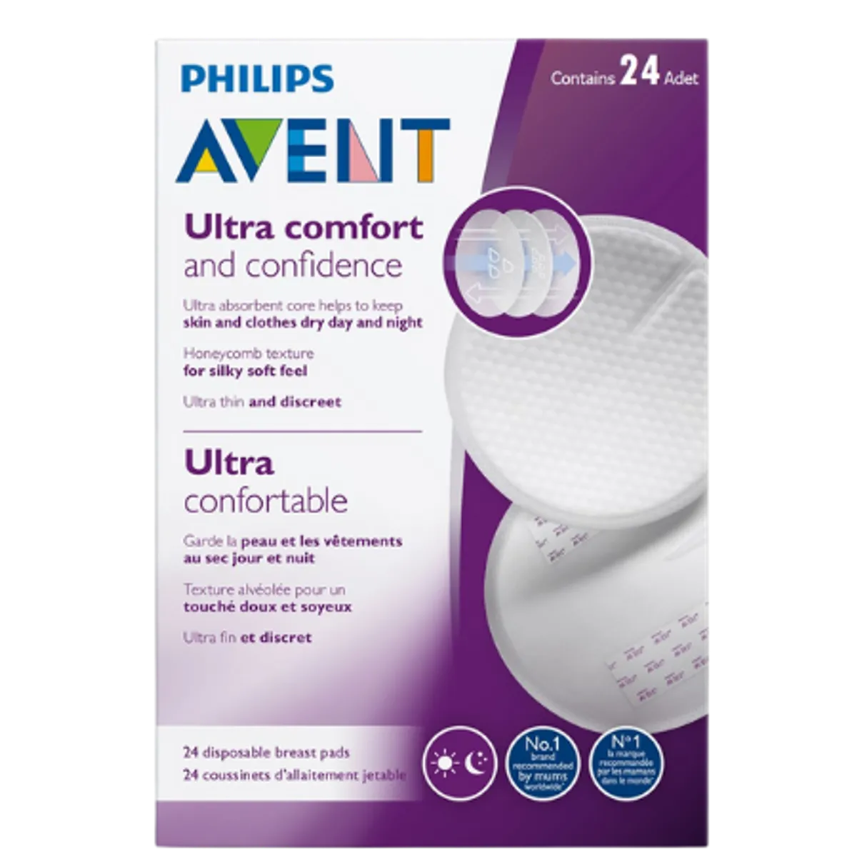 Philips Avent Ultra Comfort Ammeindlæg - 24 stk