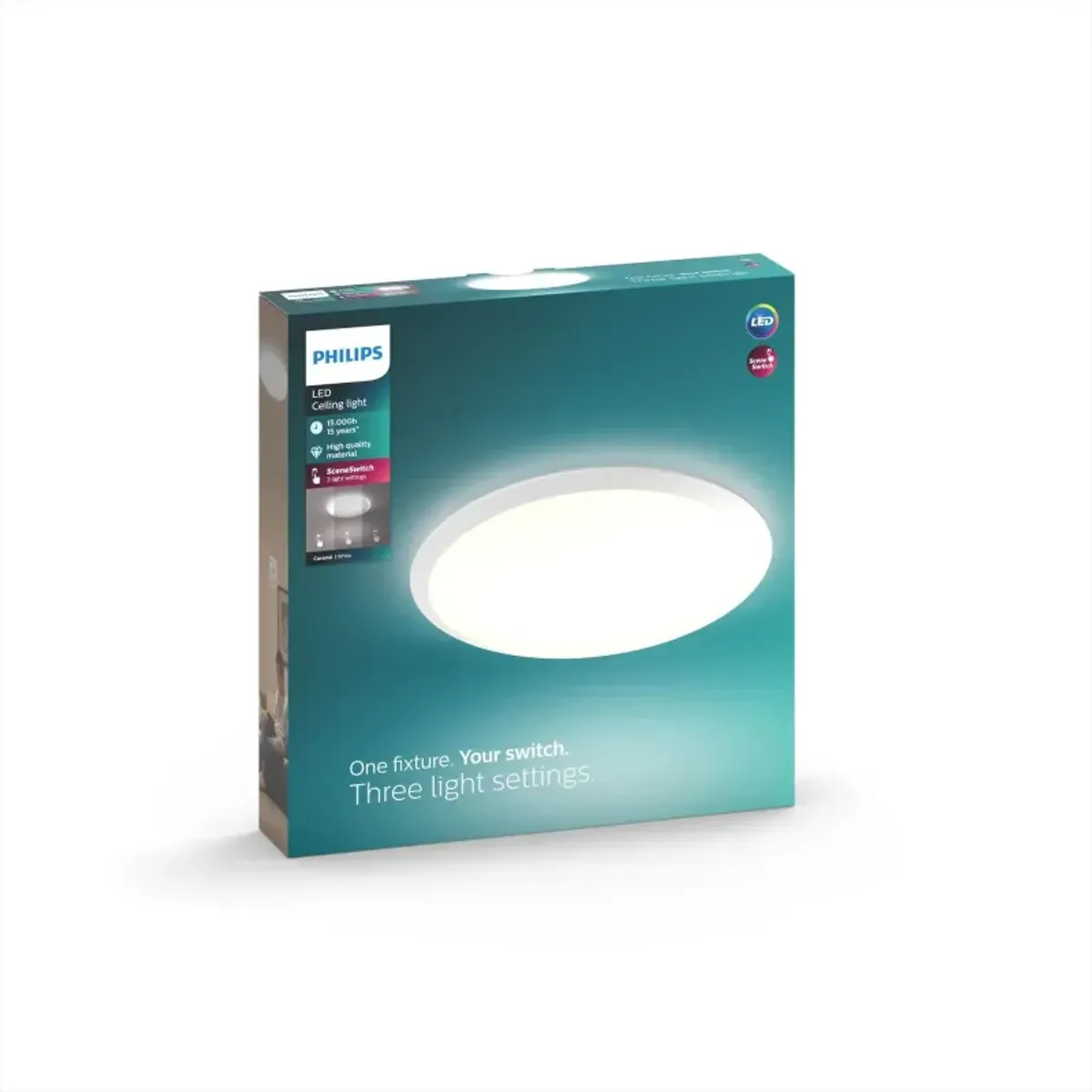 Philips CAVANAL 40K Loftlampe Hvid 18W 230 - 8718696169278