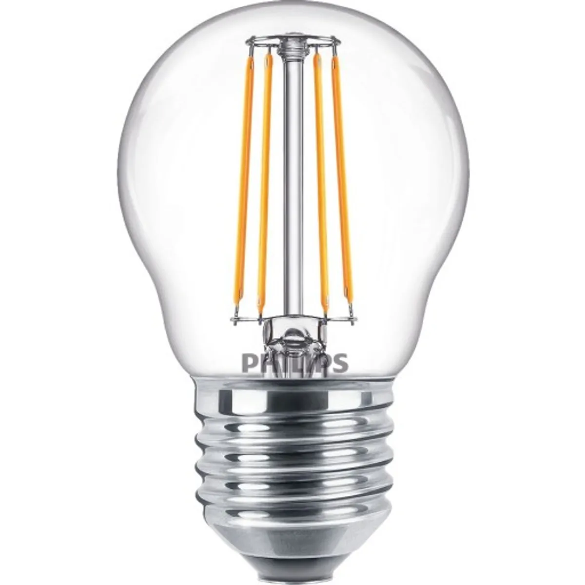 Philips CorePro E27 klotlampa, 2700K, 4,3W