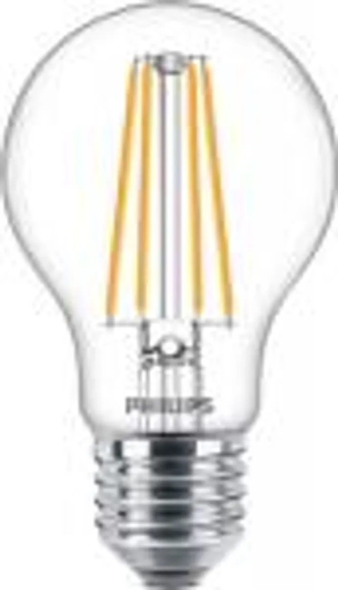 Philips corepro led standard 8,5w (75w) e27 a60 827 klar glas