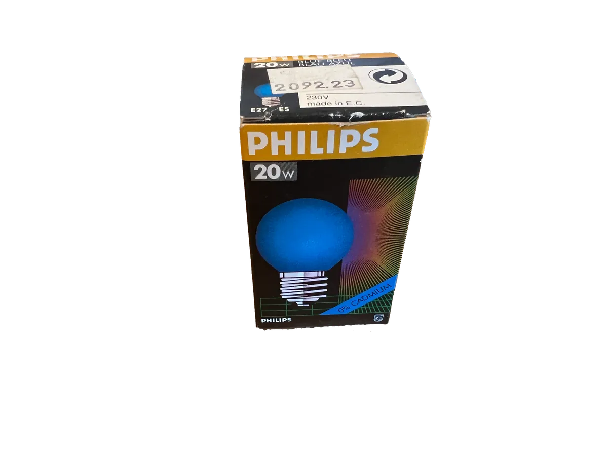 Philips E27 ES Blue 20W 230V