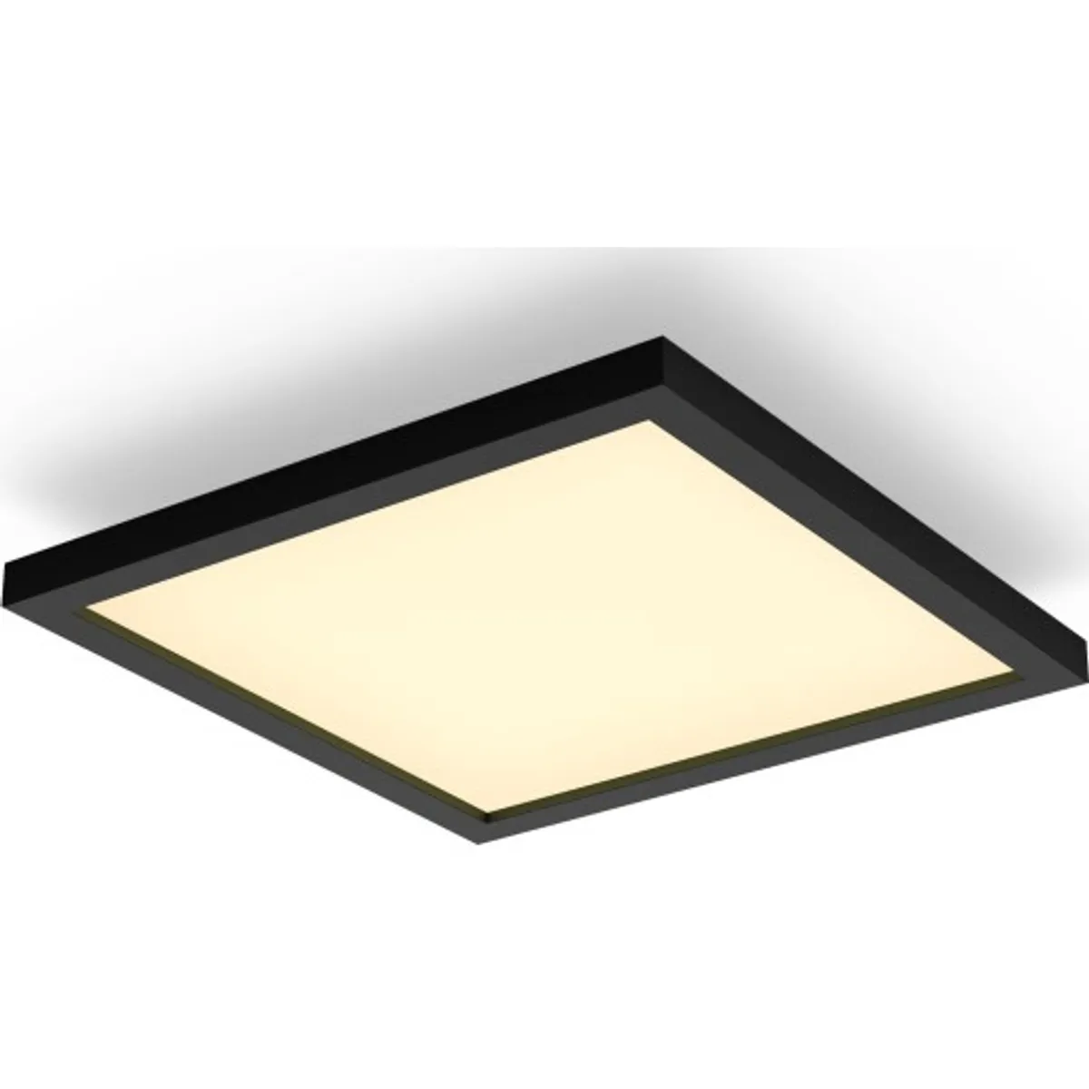 Philips Hue Aurelle panel, sort, 30x30 cm