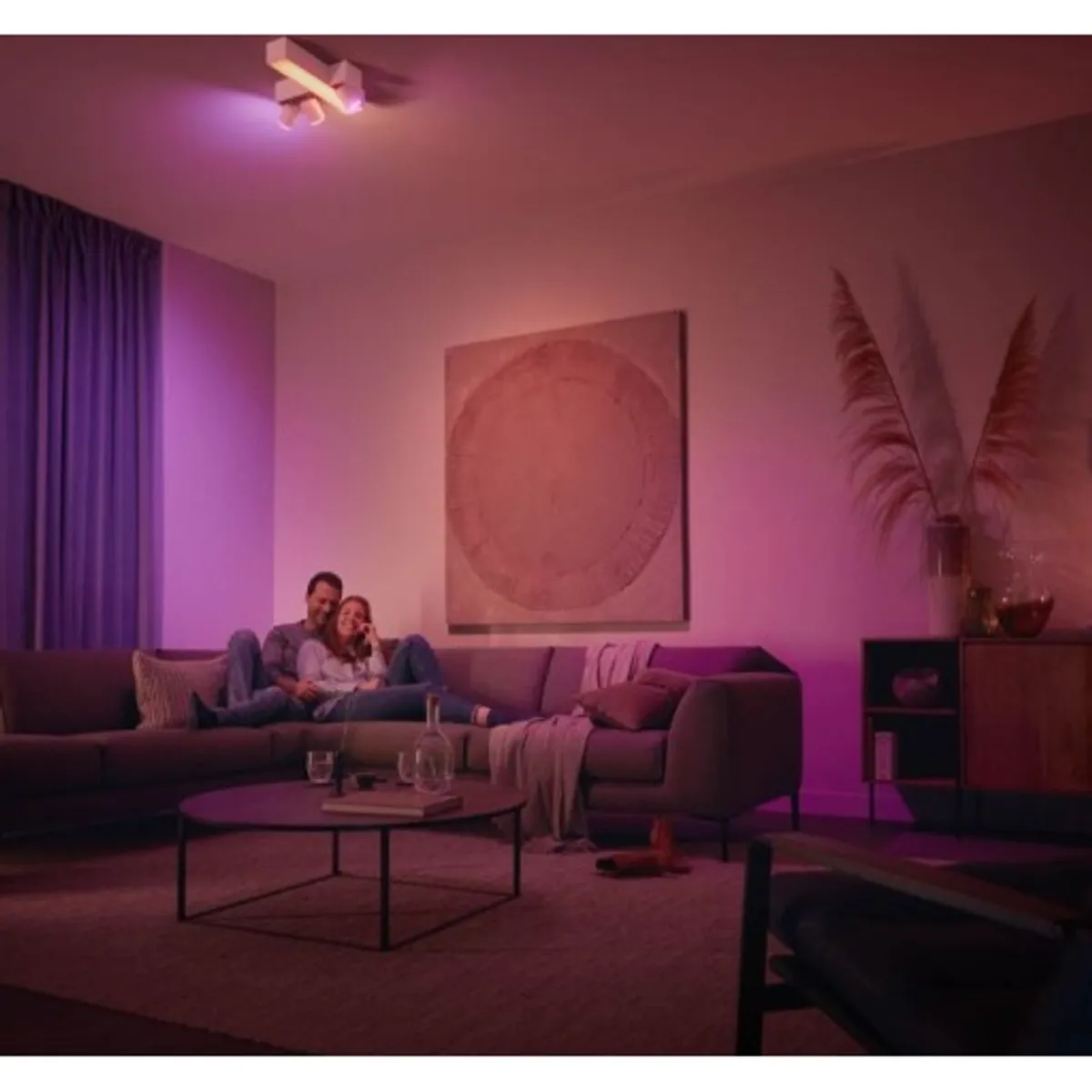 Philips Hue Centris Cross spotlampe, hvid