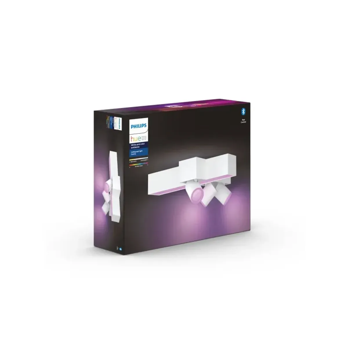 Philips Hue Centris-loftslampe med 3 spots - Bluetooth - 8718696176030