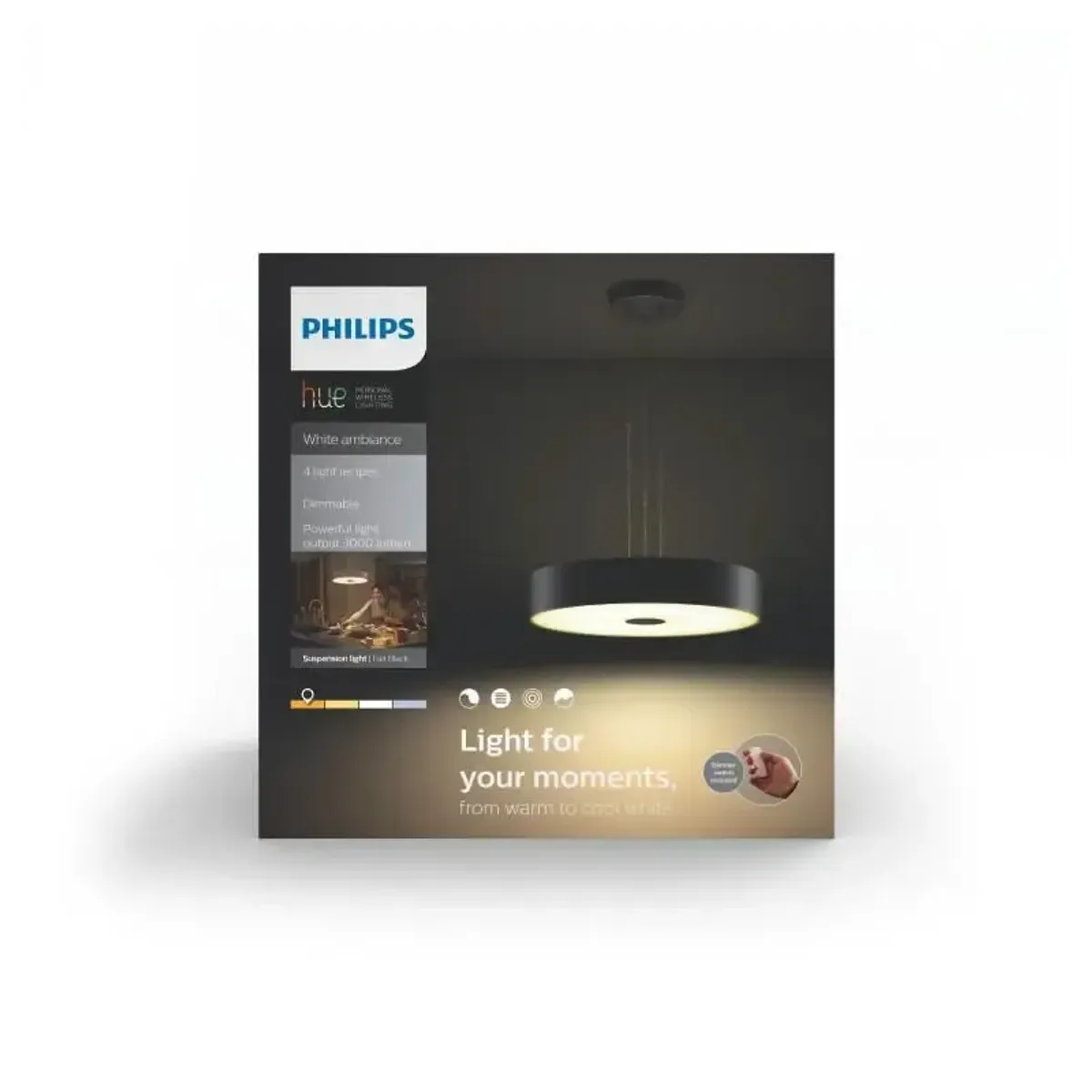 Philips Hue Connected Fair Pendel Sort