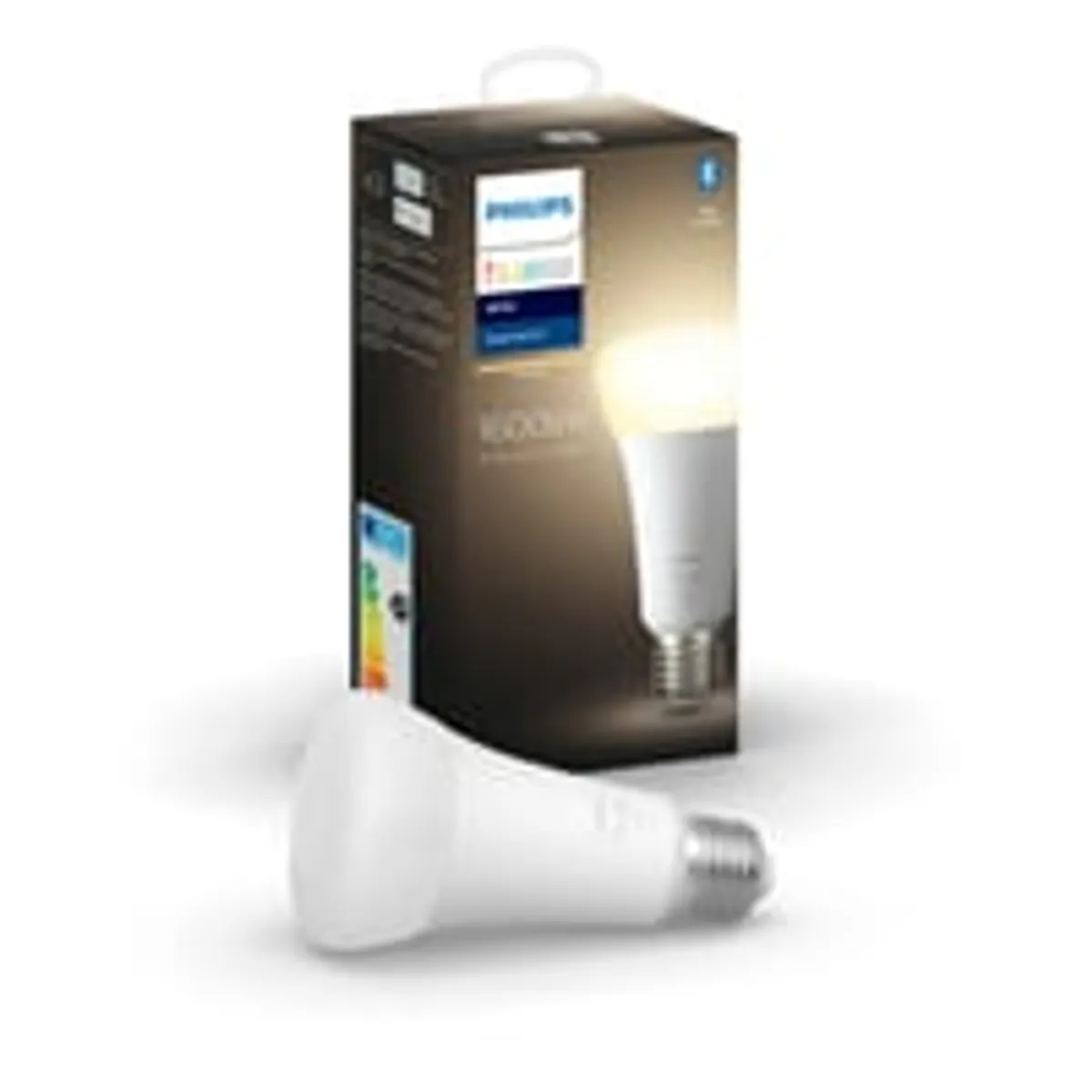 Philips Hue E27 LED-pre, 1600 lm, White, Zigbee + Bluetooth