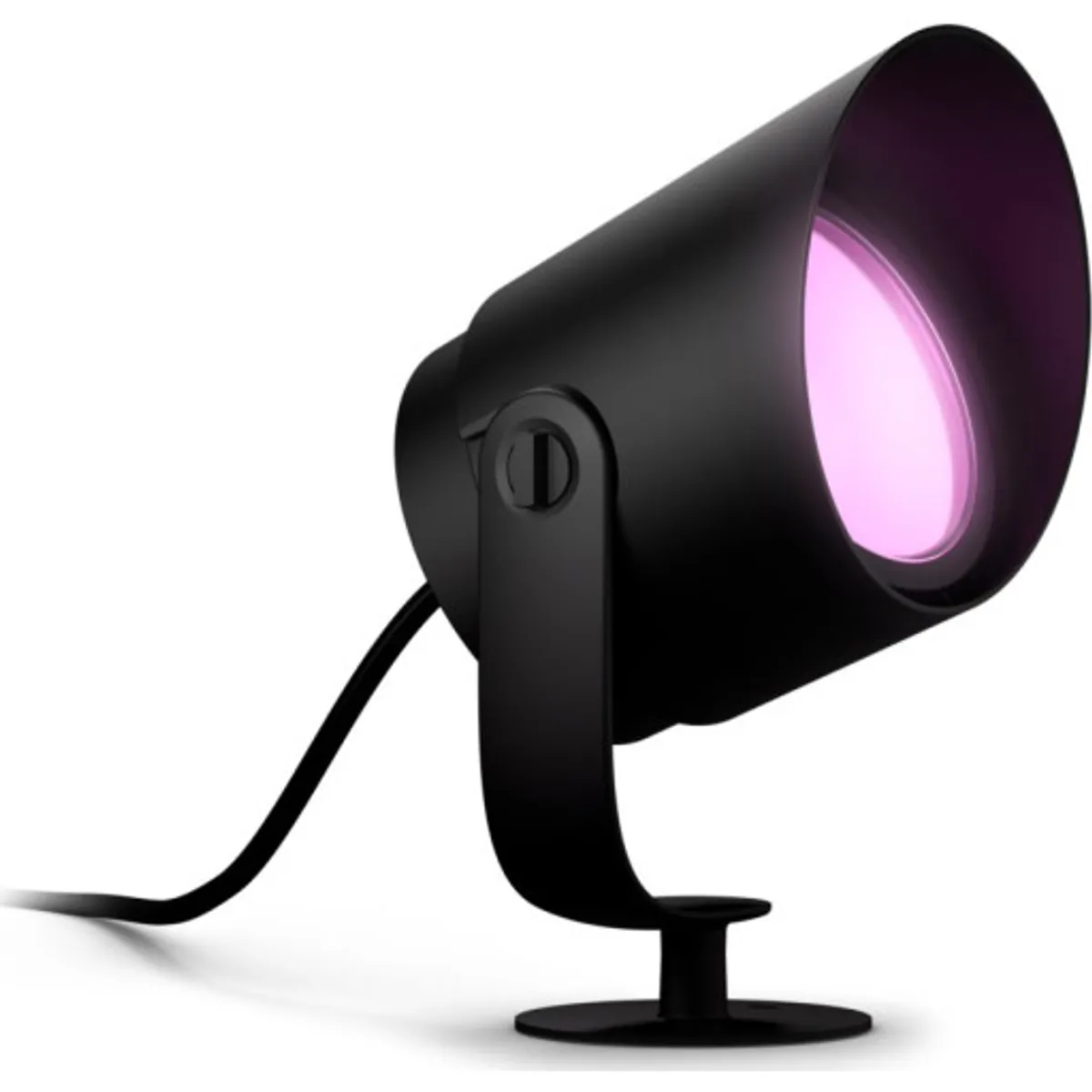 Philips Hue Lily XL havespot i sort