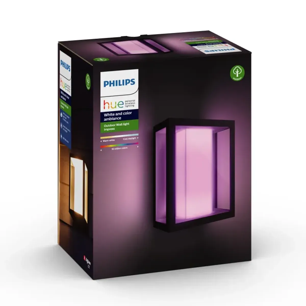 Philips Hue Outdoor Impress Stor Væglampe