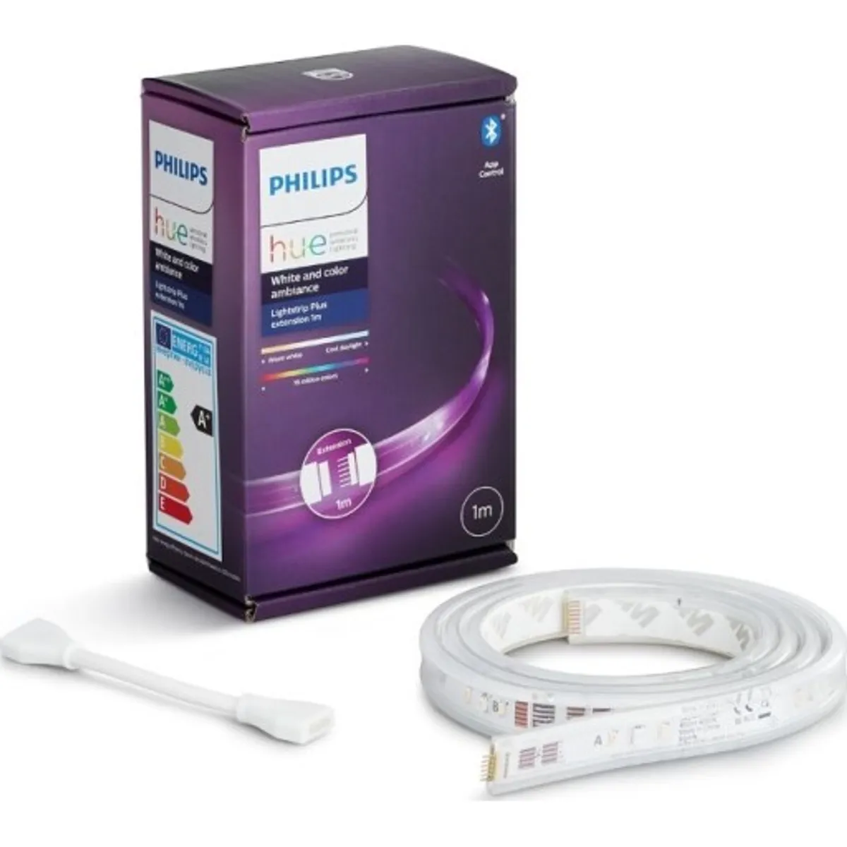 Philips Hue Plus LED bånd V4, 1 meter, forlængersæt