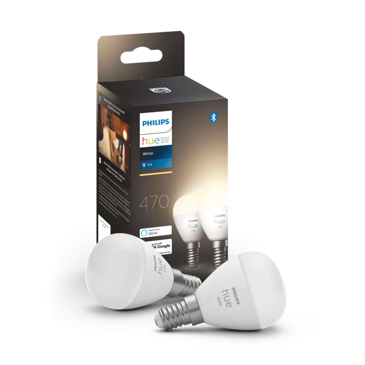 Philips Hue White 5.7W Luster E14 2p - 929002440604