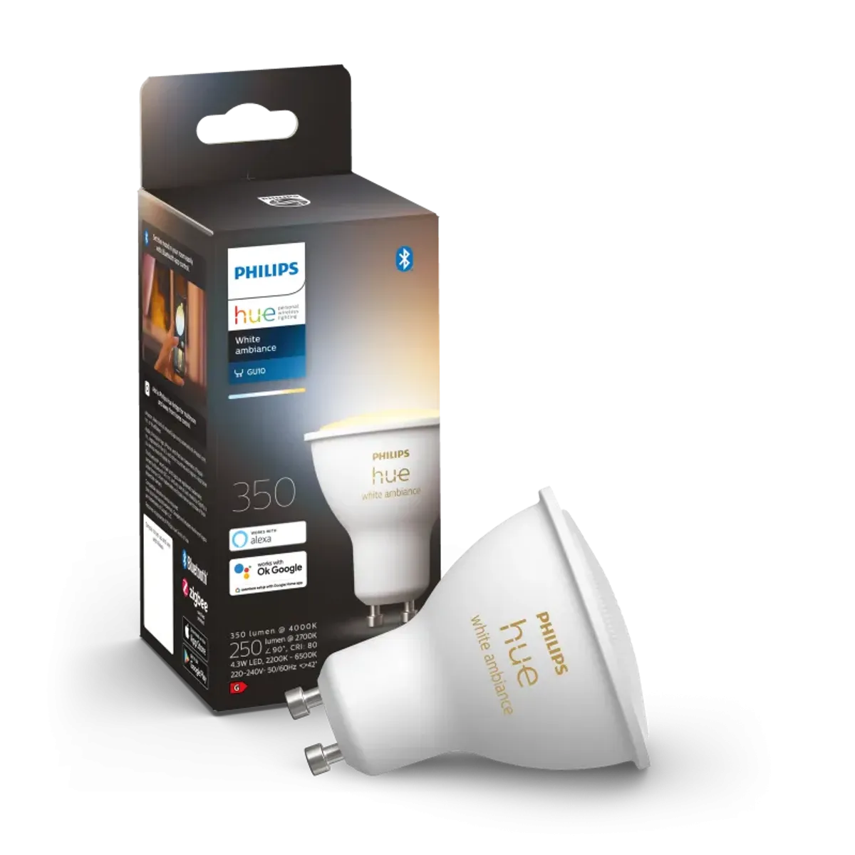 Philips Hue White Ambience 4.3W GU10 R - 929001953309