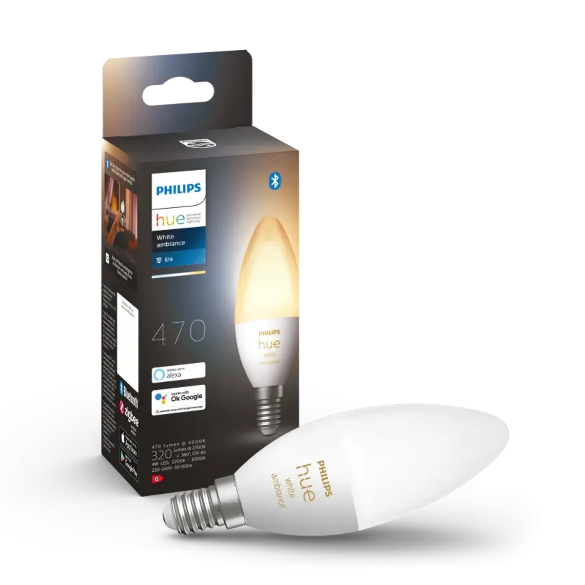 Philips Hue White Ambience 5.2W B39 E14 1p - 929002294403