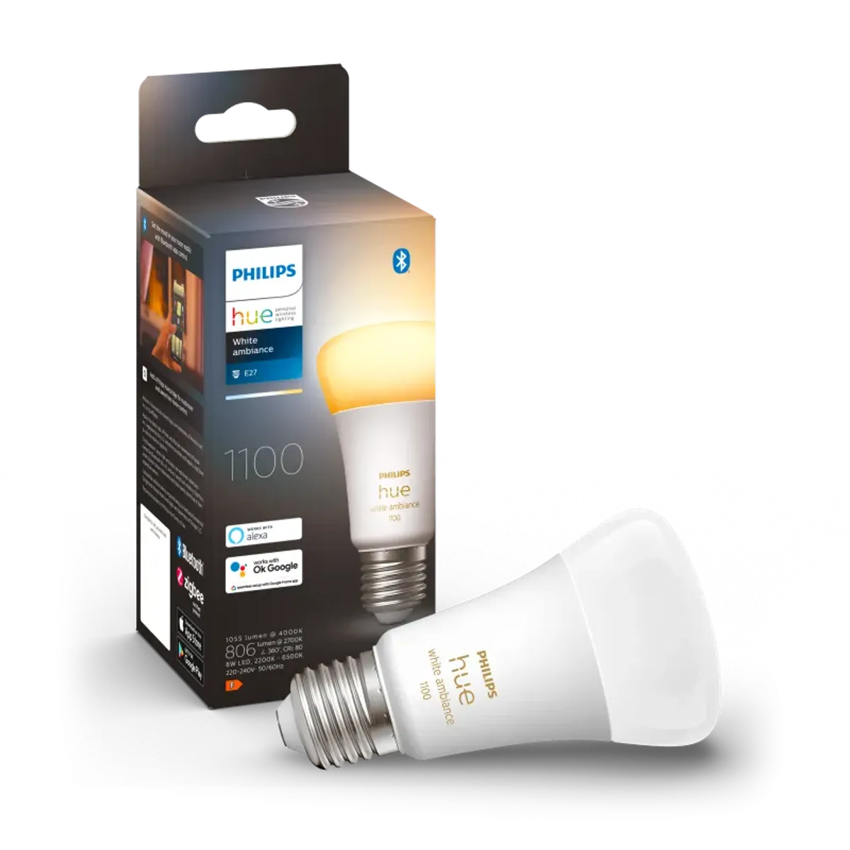 Philips Hue White Ambience 8W A60 E27 - 929002468401