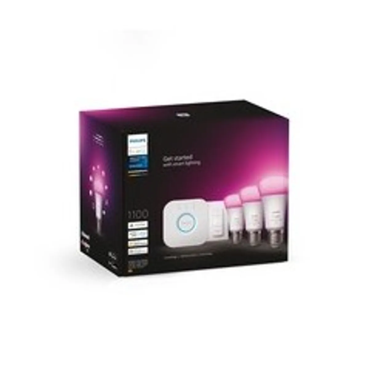 Philips Hue White and Color Ambiance Starter Kit Hvid