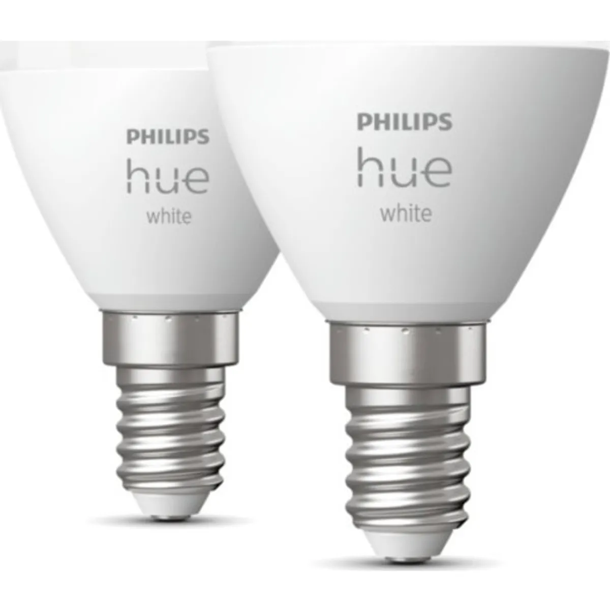 Philips Hue White E14 kronepære, 2-pak