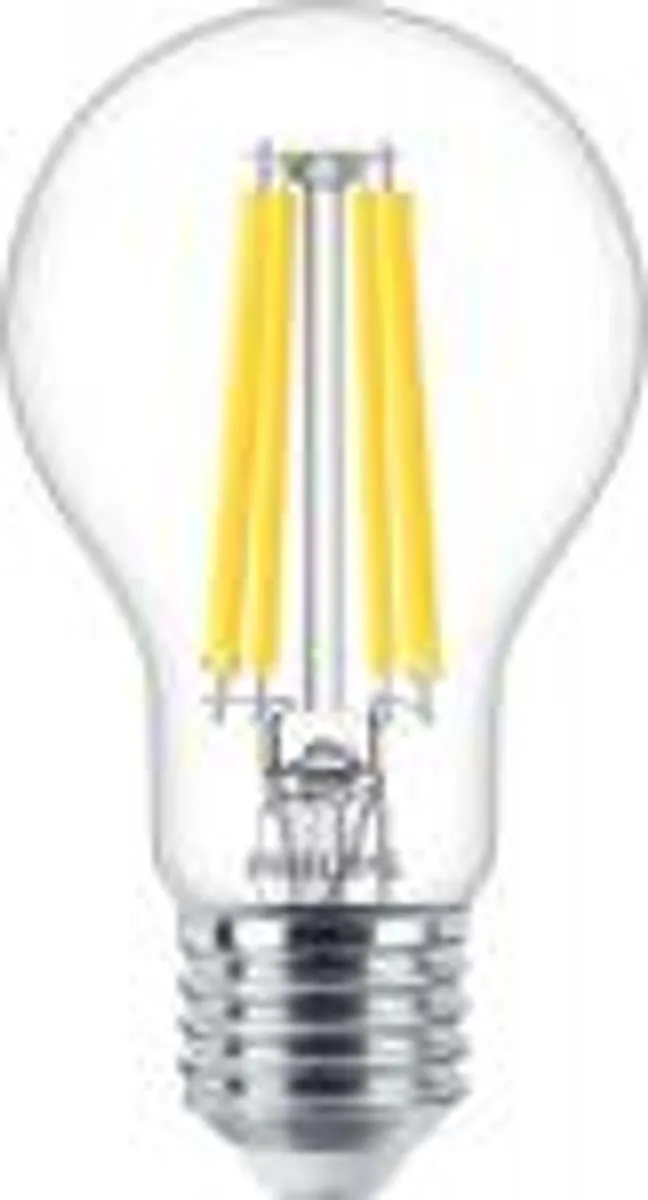 Philips master value led standard dæmpbar 11,2w (100w) e27 940 a60 klar glas