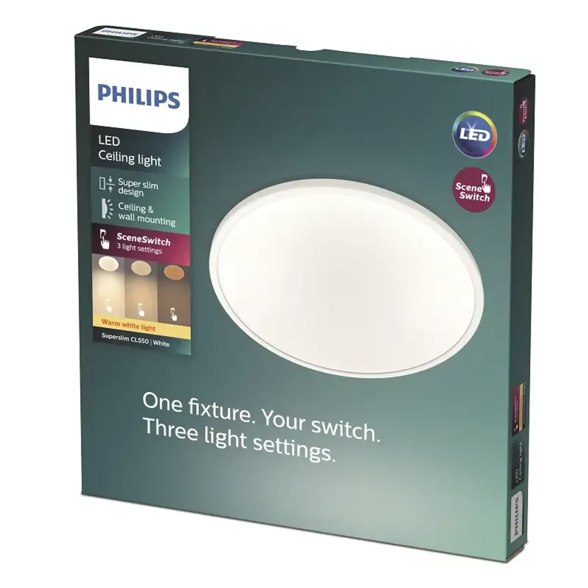 Philips Super Slim Plafond 15w