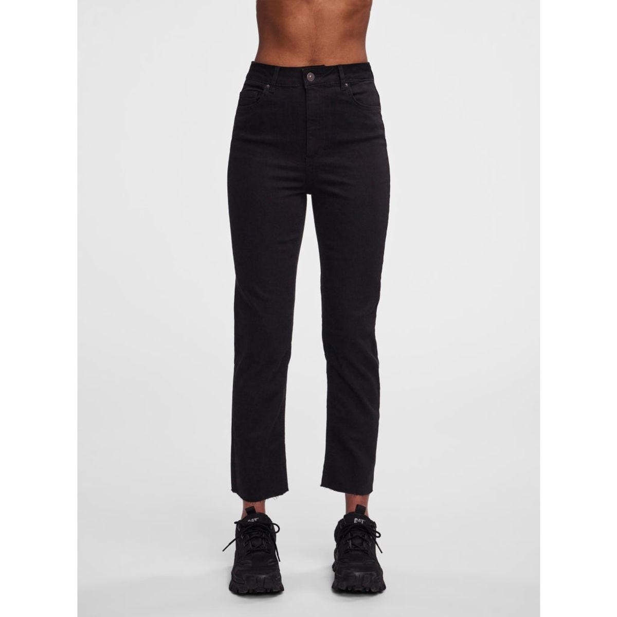 PIECES dame jeans PCDELLY - Black