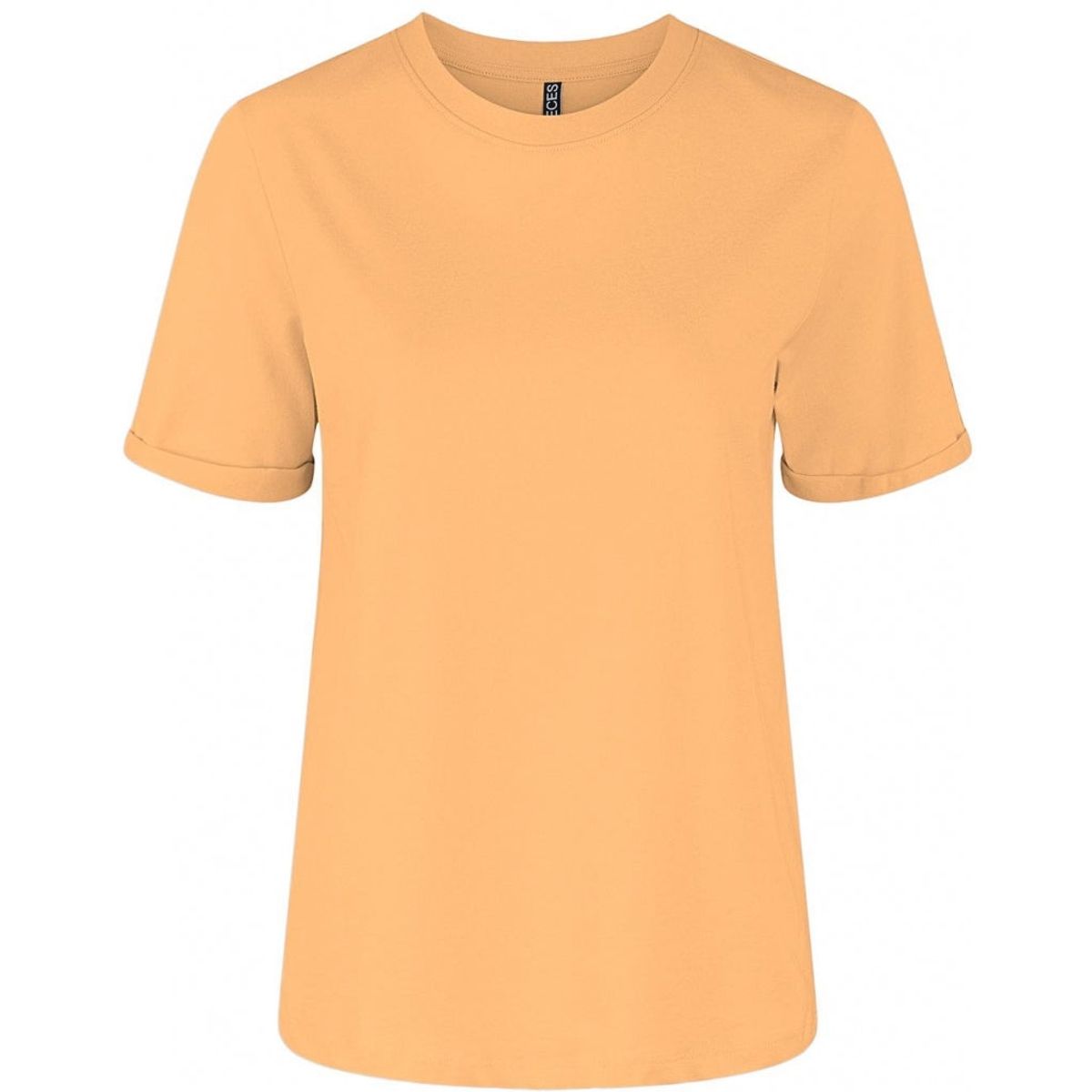 PIECES dame t-shirt PCRIA TEE - Buff Orange