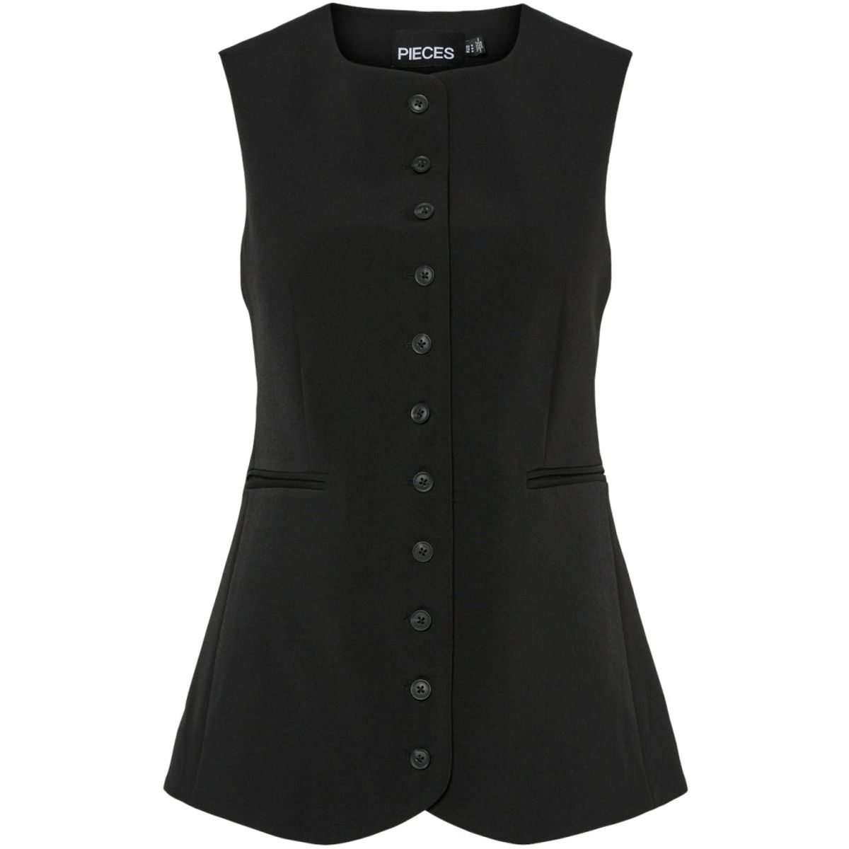 PIECES dame vest PCKAMIL - Black