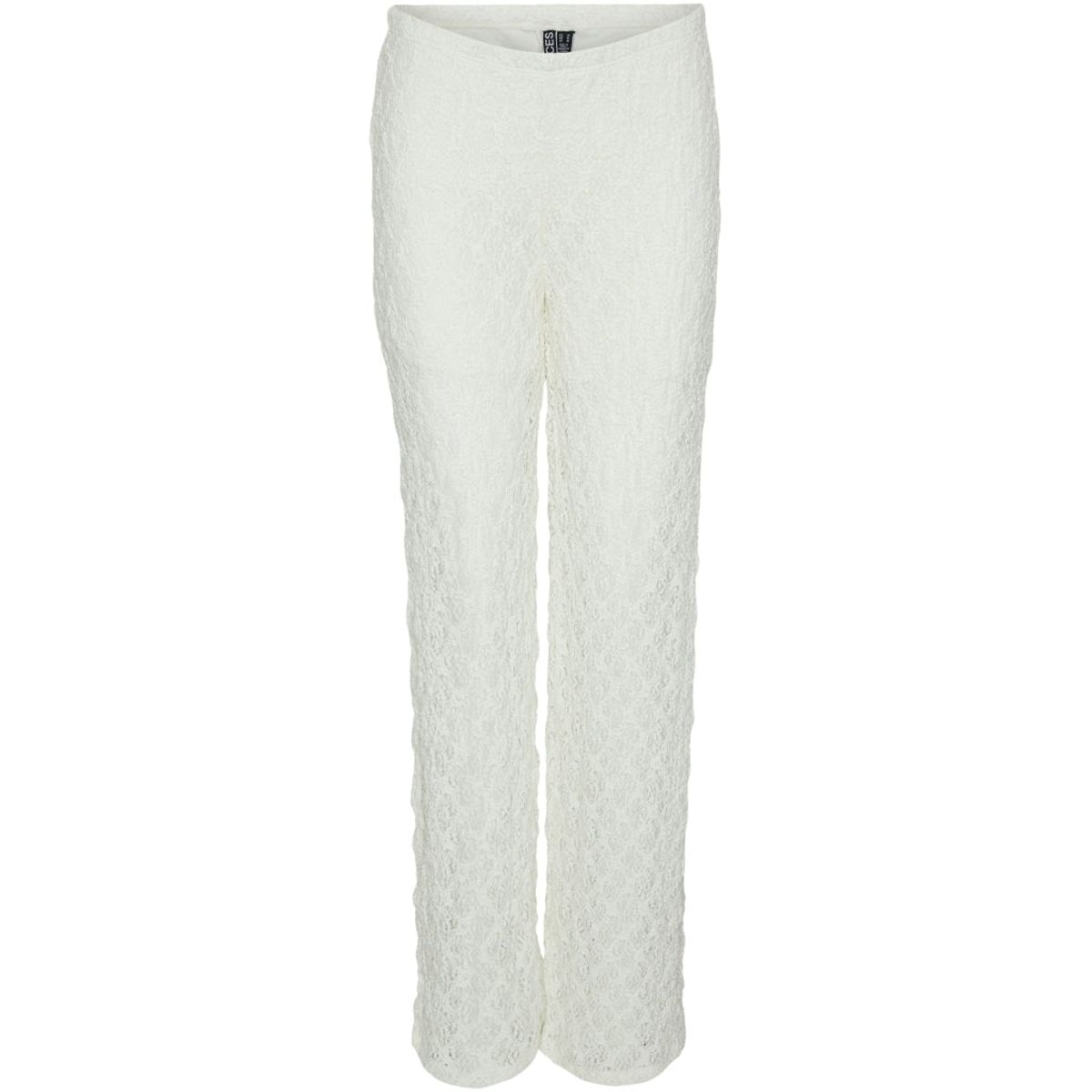 PIECES X DITTE ESTRUP X CILLE FJORD PCGAYA LACE PANTS - Cloud Dancer