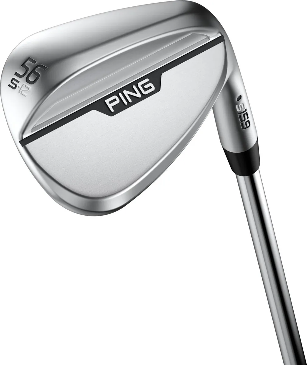 Ping S159 Herre Lob Wedge - Chrome - Højre - 60.0° / 08° / B - Ping Z-Z 115 Wedge Stål