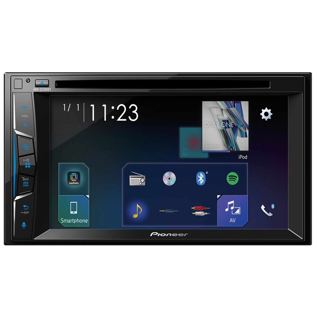 Pioneer AVH-Z2200BT Apple Carplay og Bluetooth