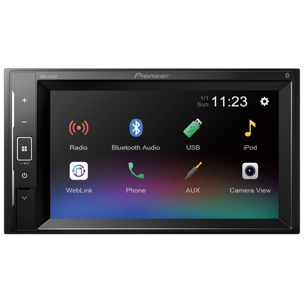 Pioneer DMH-A240BT Multimedie Bilradio m. Bluetooth