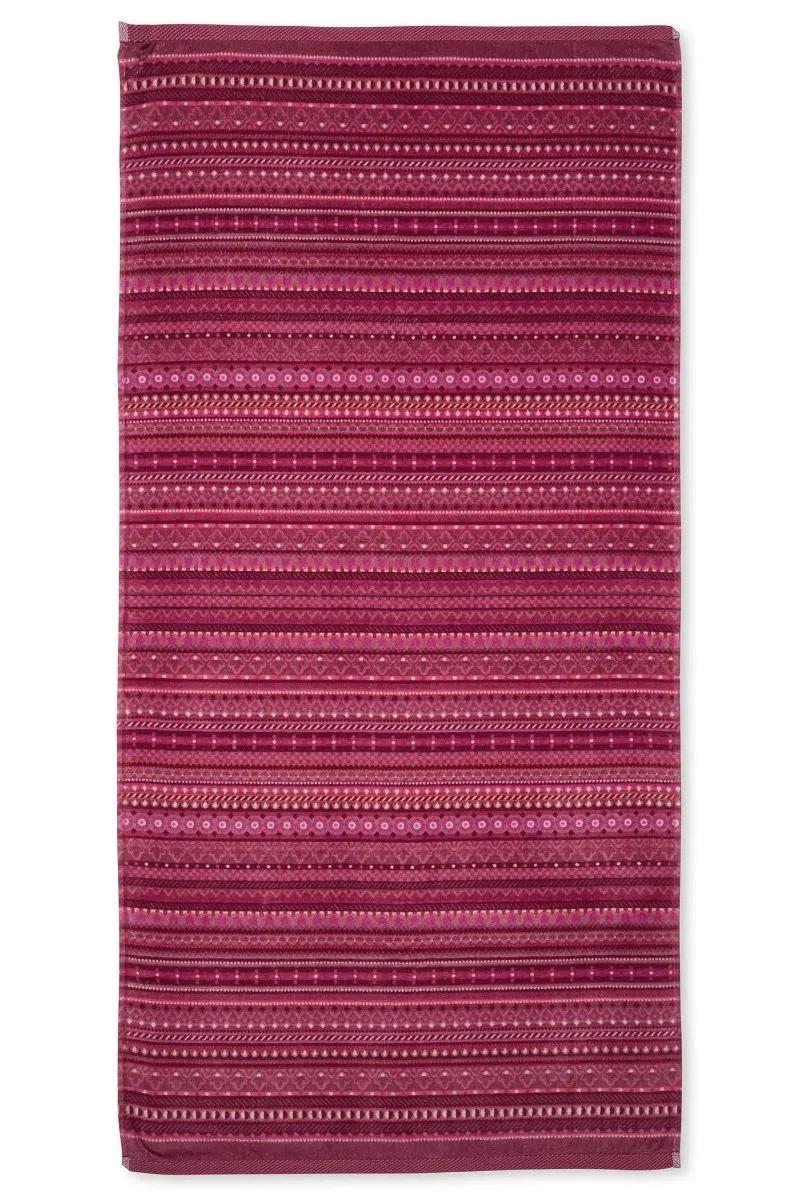 PIP Geometric Print Dark Pink 30x50