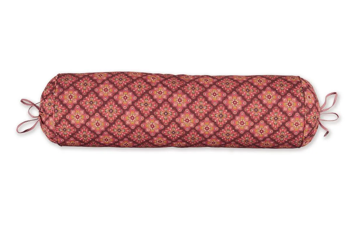 PIP Poppy Stitch roll cush Red 22x70